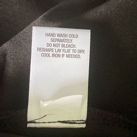 Roz & Ali Black Embroidered Fit & Flare Dress Crochet Hem 4 Cottagecore Chic - Picture 4 of 6